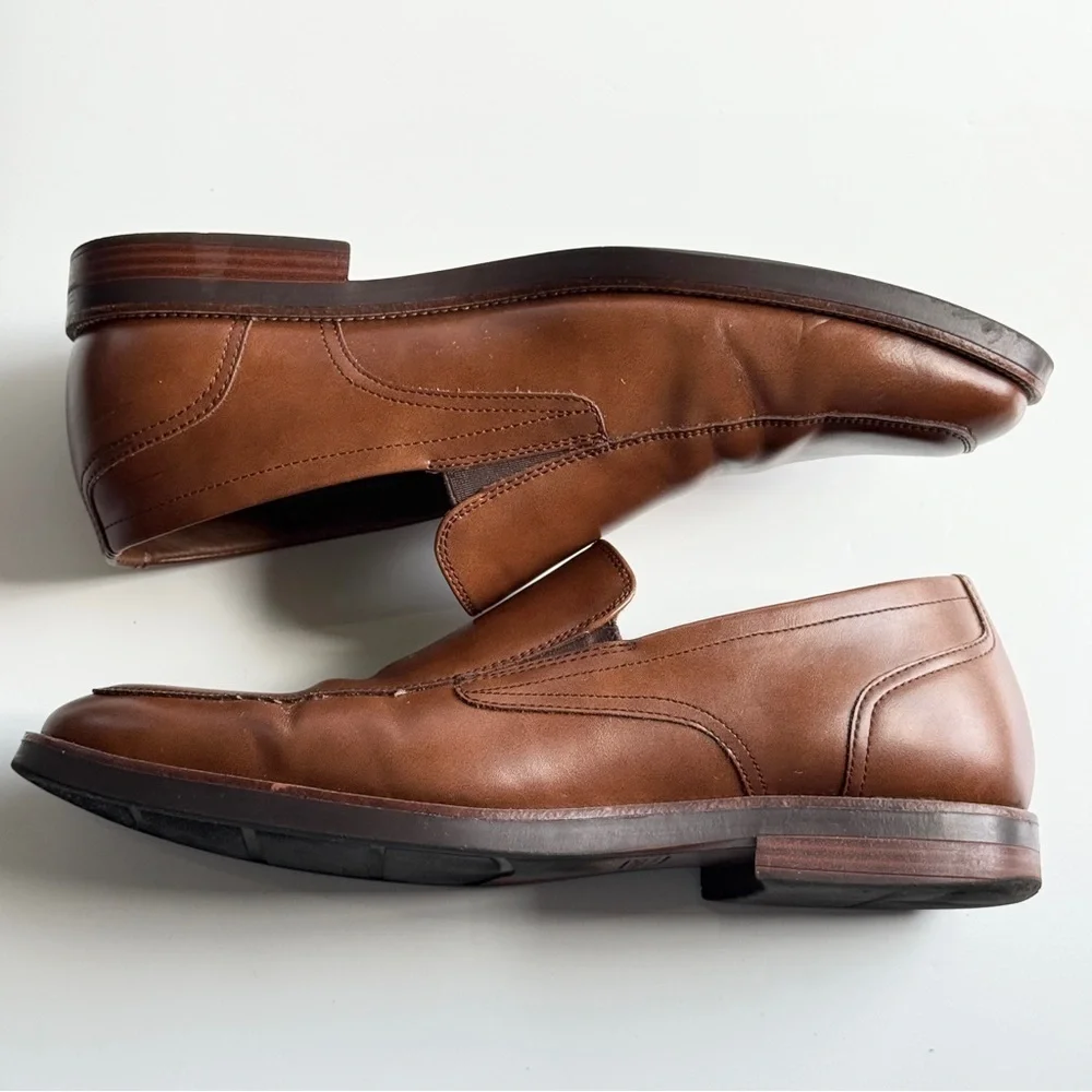 Dockers Men's Slip On Dress Oxfords Brown Size 11.5